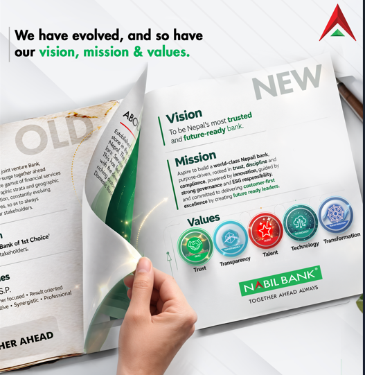 Nabil Bank marks New Year with redefined vision, mission and values